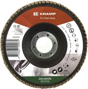 Cirkonijev disk 125 mm, zrnatost 40 - Kramp 125ZIK40KR