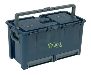 Škatla za orodje 540x296x292mm, prostornina 40l, modri polipropilen, 4 predali, Compact 47 - Raaco 136600