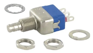 Potisno stikalo mini SPDT on-mom 6 - APEM 13435