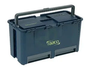 Škatla za orodje 474x239x248mm, prostornina 30l, modri polipropilen, 4 predali, Compact 27 - Raaco 136587