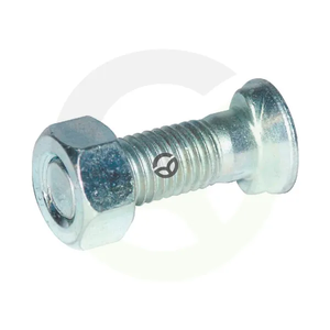 Vijak in matica M14x40 ovalen - 2 izboklini 141540CO