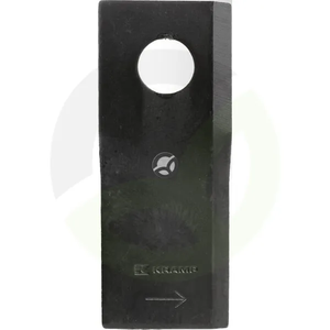 Nož kosilnice levi 115x48x4 mm luknja Ø 19 mm - primeren za Claas - 25 kosov - Kramp 0009520430KR