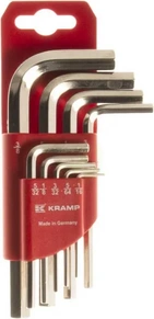 Komplet kotnih hex imbusov 9 kosov - Kramp 1809010020KR
