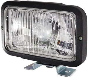 Halogenski žaromet - pravokotni - 12/24V - prozoren - vijačen - 194x122x168mm - Hella 1AB004231001