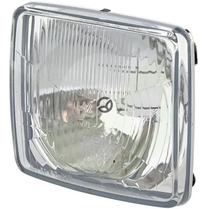 Halogenski žaromet - kvadratni - 12/24V - prozorni - Hella 1AA127473015