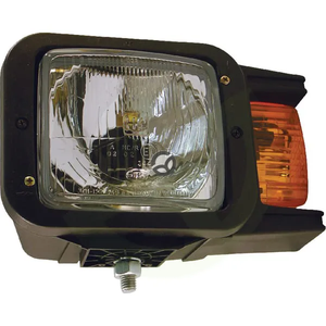 Halogenski žaromet - levi pravokotni - 12/24V - prozoren/rumen - privijačen - 247x119x163mm - Hella 1EA007108011