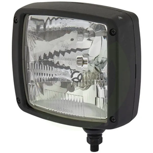 Halogenski žarometi - pravokotni - 12V - prozorni/rumeni - privijač - Hella 1SA996120801