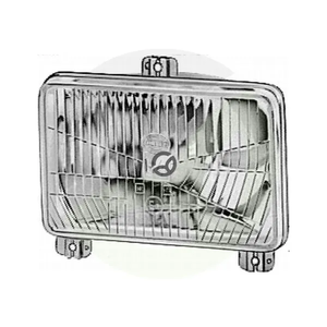 Halogenski žaromet - pravokotni - 12/24V - prozorni - Hella 1AB006277127