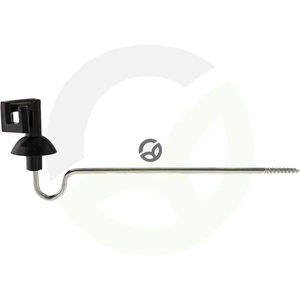 Offset izolator črni vijak dolžina 200mm 10 kosov - Gallagher 009350