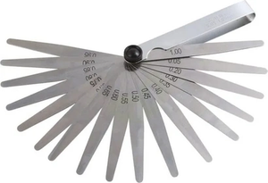 Merilni lističi 0,05 - 1,00 mm 100 mm 20 listov 1843411007