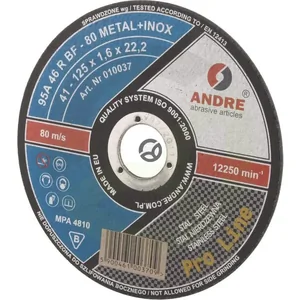 Jekleni rezalni disk, ploščat 125 x 1,6 x 22 - Andre 1861162320