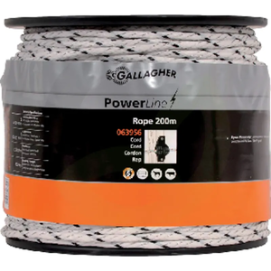 Vrv Powerline bela 200 m - Gallagher 063956