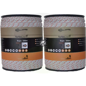 Duopack TurboLine kabel bele barve - Gallagher 069293