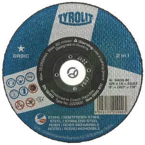 Rezalni disk osnovni St-SS 125x2,5 - Tyrolit 222998