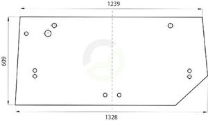 Zadnje steklo - CNH 232329A1