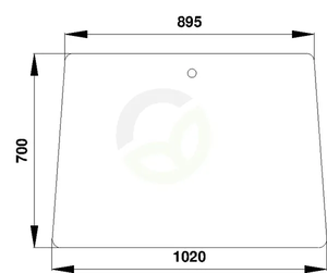 Vetrobransko steklo - Kramp 258514210100N