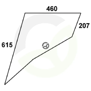 Spodnji del stekla vrat - Kramp 258514212100N