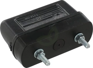 Luč za osvetlitev registrske tablice 5W - pravokotna - 12V - črna - privijačena - 85x49mm - Regpoint I - Aspöck 261200007