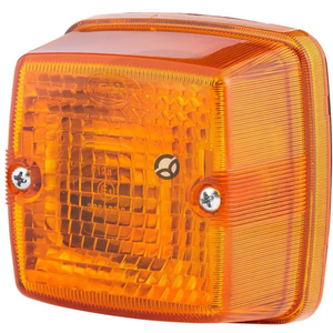 Smerokaz 21W - kvadratna - 12V - rumena - privijačena - 84x51x84mm - Hella 2BA003014011