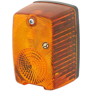 Smerokaz levi 21W - pravokotna - 12V - jantarna - privijačena - 90x55x60mm - Hella 2BA002652111