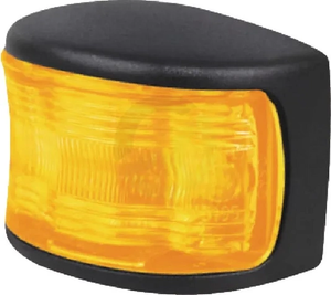 Označevalna luč okrogla - 10/24V - rumena - privijačena - 60x46mm - Hella 2PF980990301