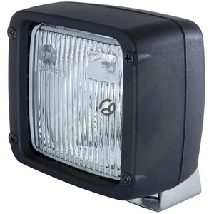 Luč za osvetlitev registrske tablice - halogenska - 24V - 112x97x102mm AMP vtič - Hella 2ZR997506391