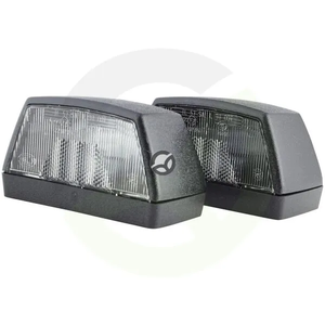 Luč za osvetlitev registrske tablice 10W - pravokotna - 12/24V - bela - privijačena - 102x55x56,5mm - Hella 2KA003389061
