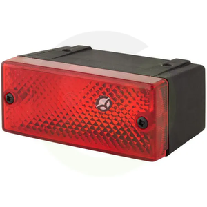 Pravokotna luč za meglo - 12V - rdeča - vijačena - 106x69mm - Hella 2NE006609001