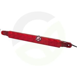 Zavorna luč LED - 0,70 W - pravokotna - 12V - rdeča - vijačna - 10 LED - Hella 2DA343106001