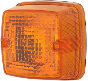 Smerokaz 21W - kvadratna - 12V - rumena - privijačena - 84x51x84mm - Hella 2BA003014111