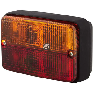 Zadnja luč pravokotna - 12V - rdeča/oranžna - privijačena - 120x55x80mm - Hella 2SD997131051