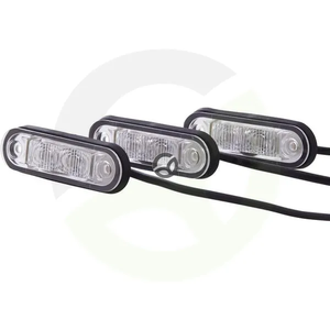 Luč za registrsko tablico LED - 0,50 W - pravokotna - 12/24/10/33 V - prozorna - privijačena - 79x2 LED - Hella 2KA959640102