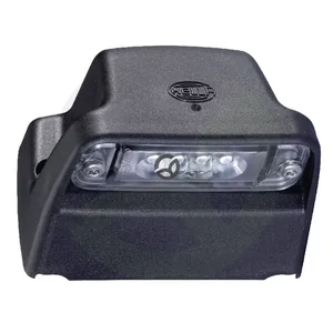 Luč za registrsko tablico LED - pravokotna - 12V - prozorna - vijačna - 93x63x66,2 mm - 4 LED - Hella 2KA010278421