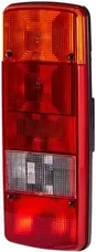 Zadnja luč pravokotna - 12/24V - rdeča/oranžna/bela - privijačena - 343x75x133mm - Hella 2SK003567661