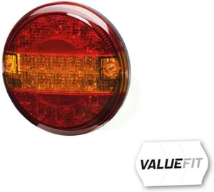 Zadnja luč LED - okrogla - 10/30 V - rdeča/jantarna - vijačena - Ø 140 mm - 20 LED - Hella ValueFit - Hella 2SD357026001