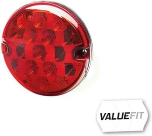 Okrogla luč za meglo - 10/30 V - rdeča - privijačena - Ø 95 mm - 17 LED - ValueFit - Hella 2NE357028031