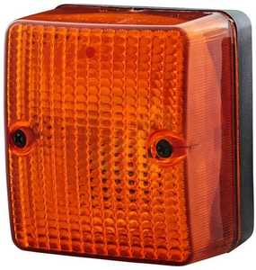 Smerokaz 21W - kvadratna - 12V - jantarna - privijačena - Hella 2BA996012061