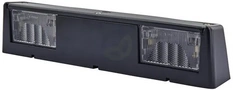 Luč za osvetlitev registrske tablice 5W - pravokotna - 12/24V - bela - privijačena - 266x45mm - Hella 2KA004525001