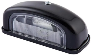 Luč za osvetlitev registrske tablice 5W - pravokotna - 12V - prozorna - privijačena - 105x40x55mm - Hella 2KA001386231