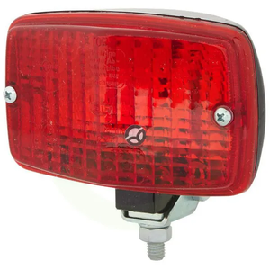 Pravokotna luč za meglo - 12V - rdeča - privijačena - 124x69x74mm - Hella 2NE002985001