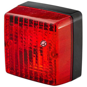 Kvadratna luč za meglo - 12V - rdeča - vijačna - 97x57x97mm - Hella 2NE003315011