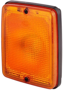 Označevalna luč kvadratna - 12/24 V - oranžna - vijačena - Hella 2XS003236387