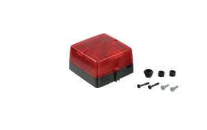 Kvadratna luč za meglo - 12V - rdeča - vijačna - 97x57x97mm - Hella 2NE003315017