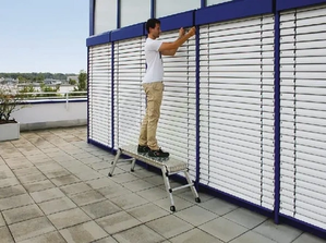 Zložljiva aluminijasta pručka 1,30x0,29 m - Munk 30404