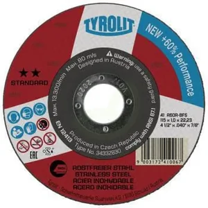 Rezalni disk 125x1,6x22,23 mm A46R-BFS - Tyrolit 34332834