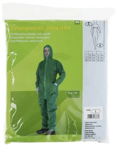 Kombinezon za enkratno uporabo - zelen - 70gr