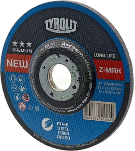 Brusilni disk 125x7x22,23mm ZA24S-BFX - Tyrolit 34353684