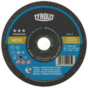 Rezalni disk F41 125x1,0x22,23 A60Q-BFP - Tyrolit 34332792