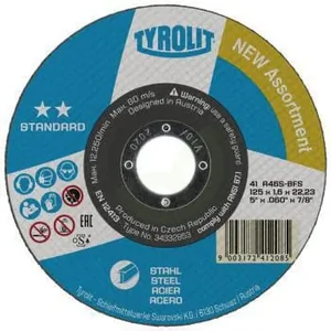 Rezalni disk 125x1,6x22,23 F41 A46S-BFS - Tyrolit 34332853