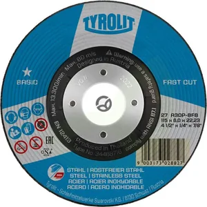Osnovni brusilni disk inox 178x6 - Tyrolit 34468719